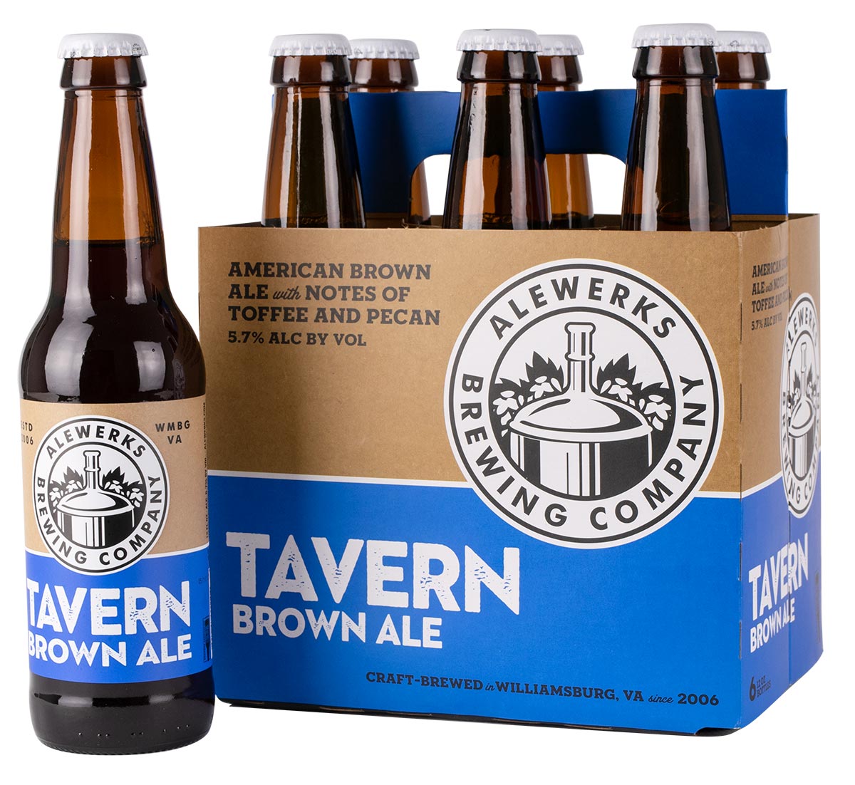 Tavern six pack and bottle