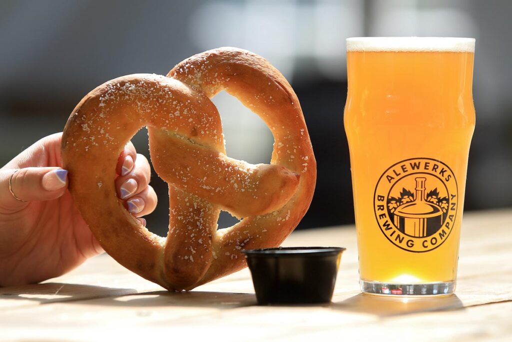 Alewerks national pretzel day