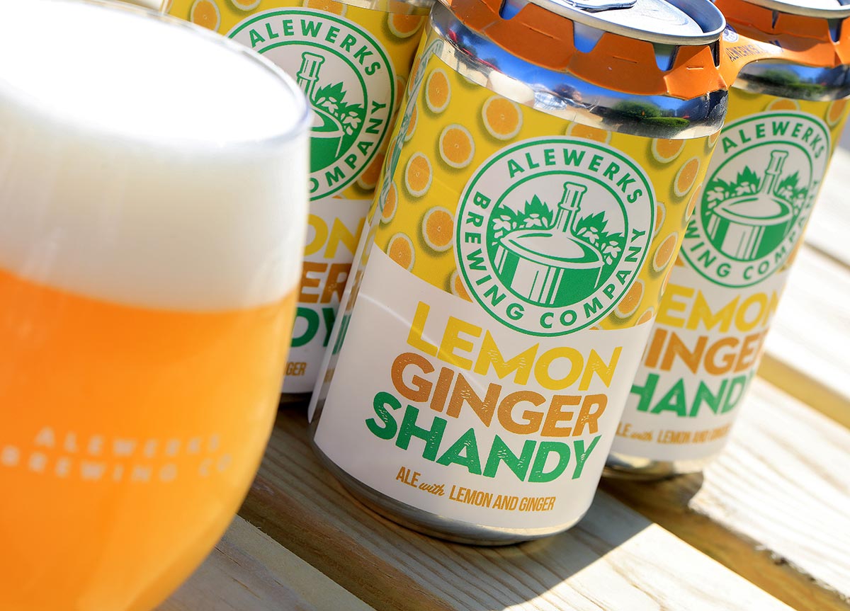 Alewerks Lemon Ginger Shandy illustration