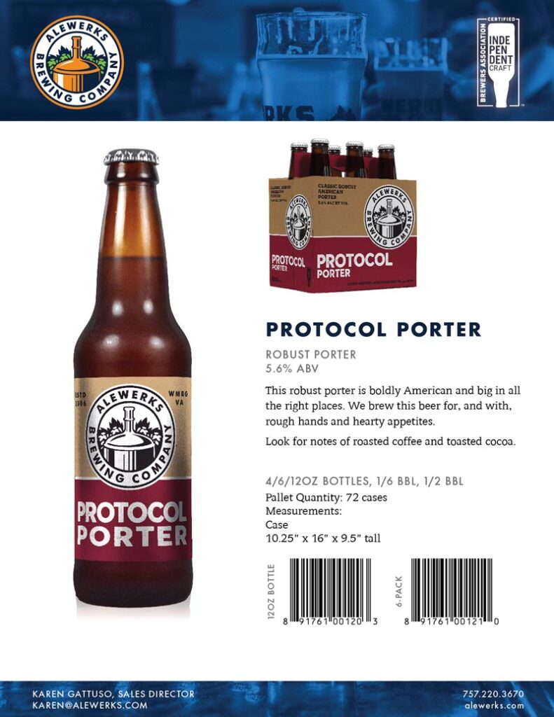 Protocol Porter sell sheet