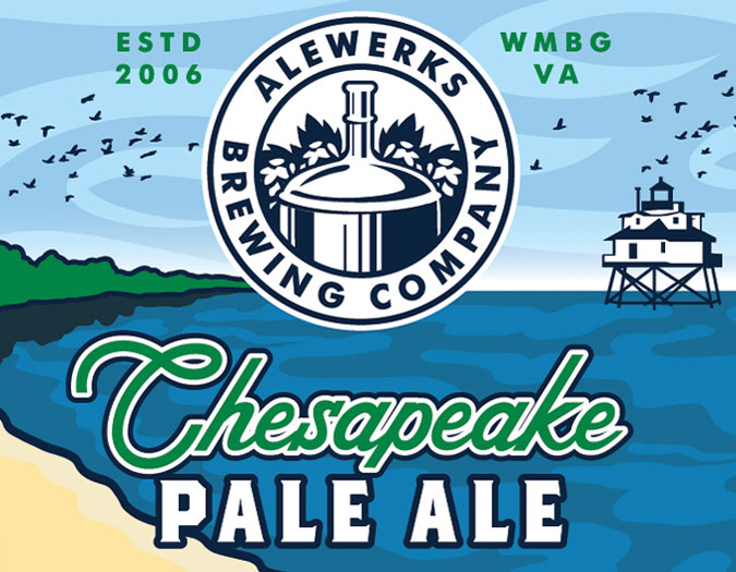 Chesapeake Pale Ale label