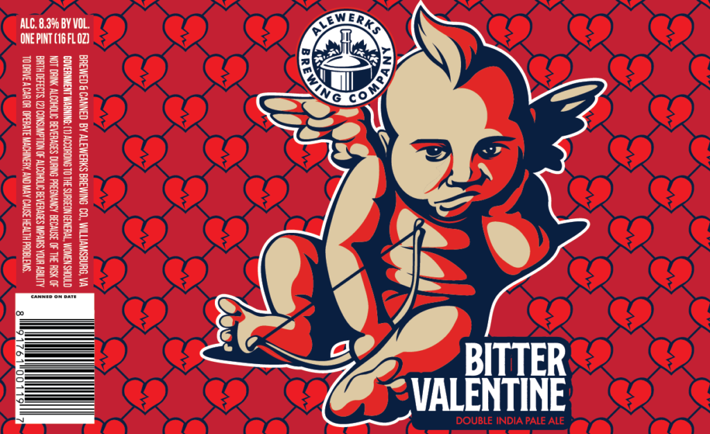 Bitter Valentine oz label