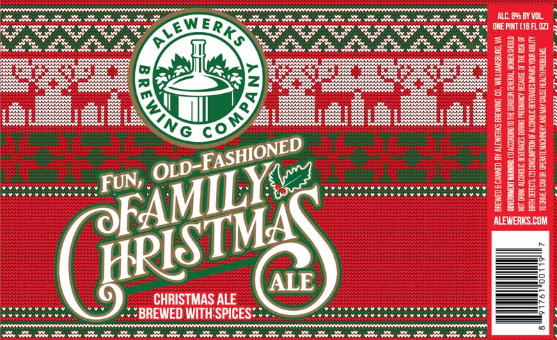 Fun Old Fashioned Christmas Ale label