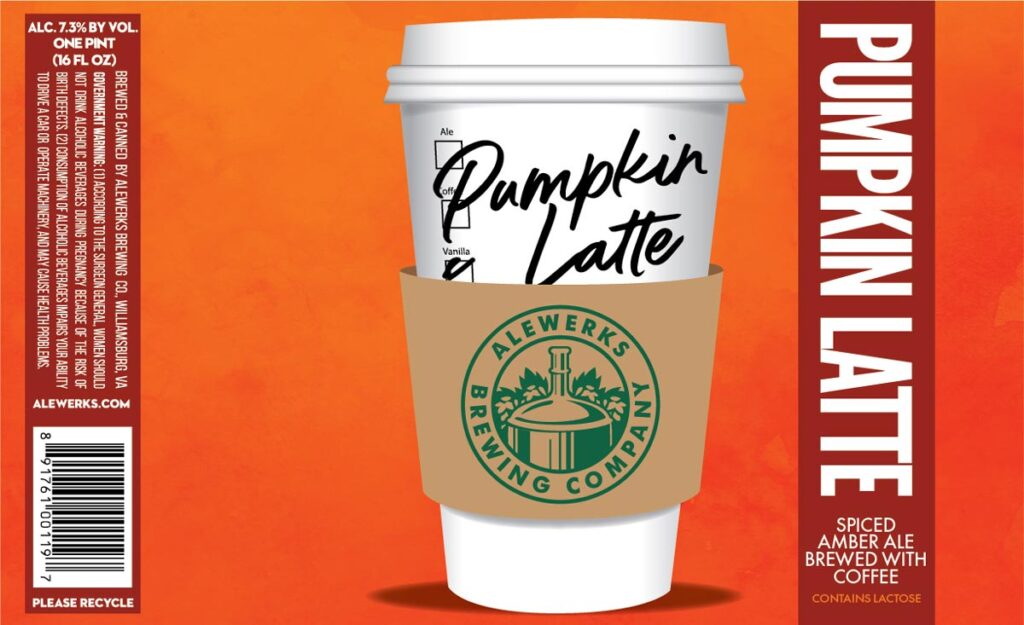 Pumpkin Latte label