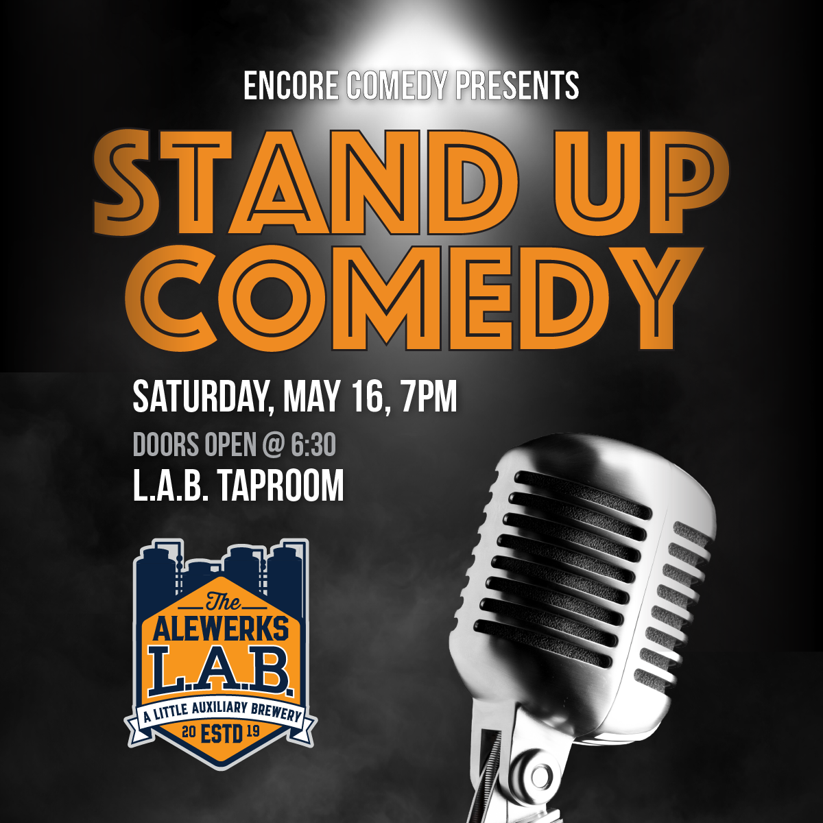 ALE EncoreComedy May FBPost