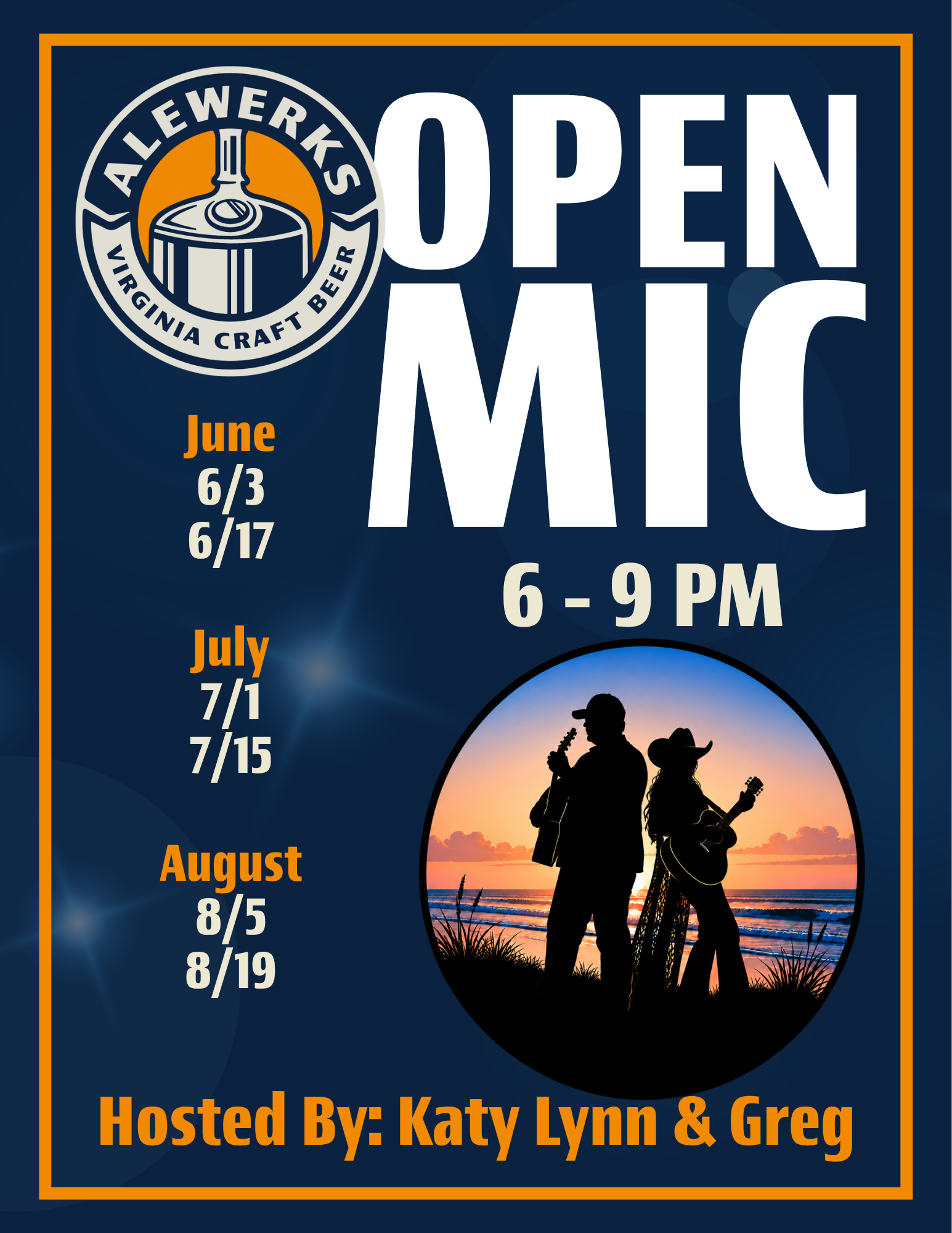Open Mic Summer Flyer